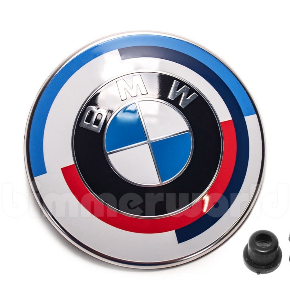 M 50 Year BMW Roundel Hood Emblem